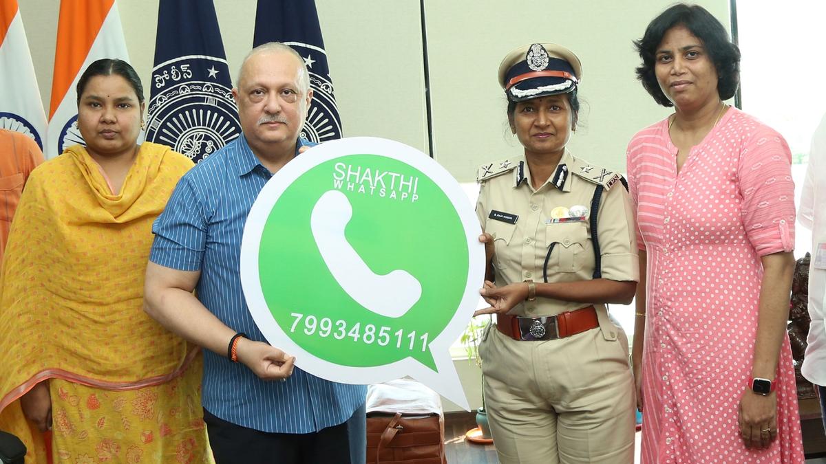 A.P. DGP inaugurates Shakthi Whatsapp number for women safety unveiled