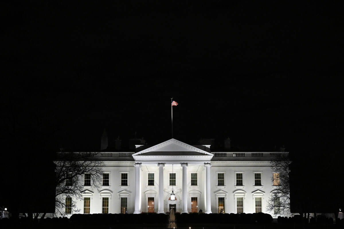 In this Jan. 23, 2019, file photo, a view of the White House in Washington, Wednesday, Jan. 23, ...