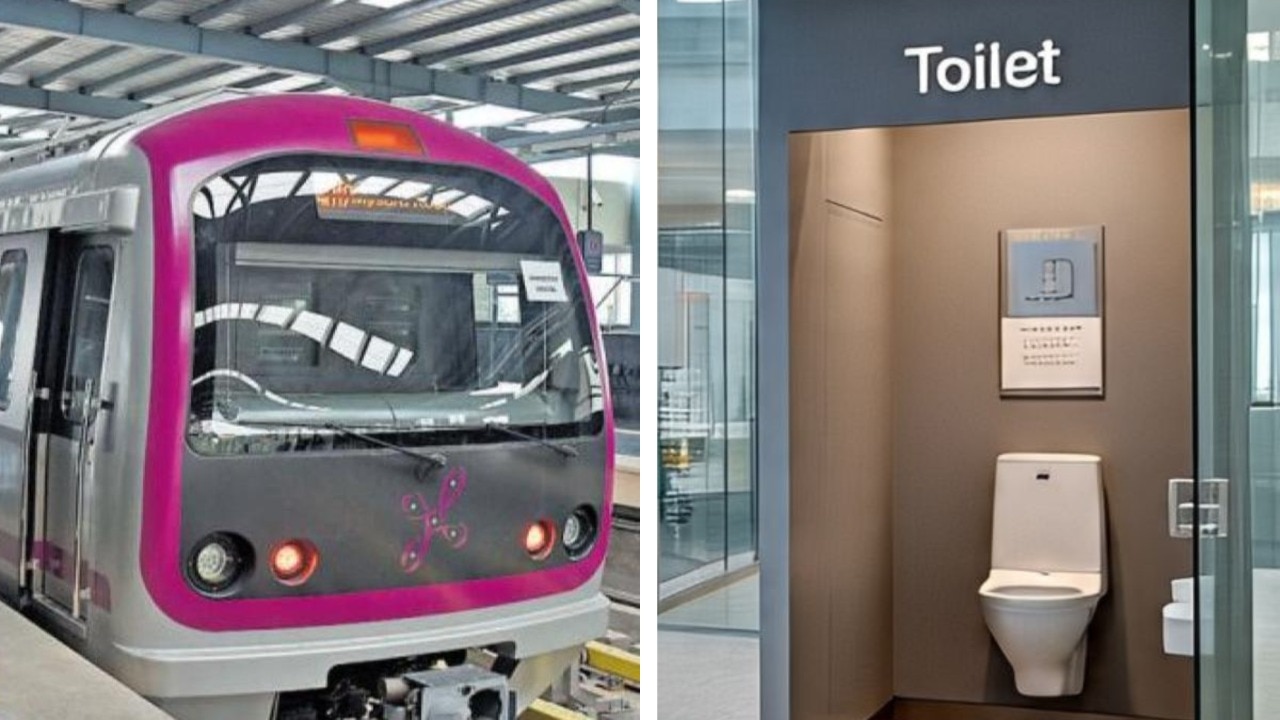 BJP state president BY Vijayendra slams Karnataka Congress government over Bengaluru Metro toilet use charges at 12 city stations - Bangalore News