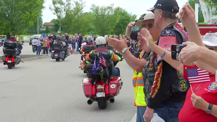 Bikers ride for fallen service members in Run for the Wall