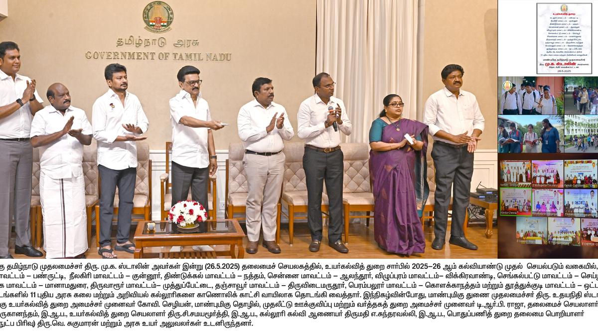 CM Stalin inaugurates 11 arts and science colleges across T.N.