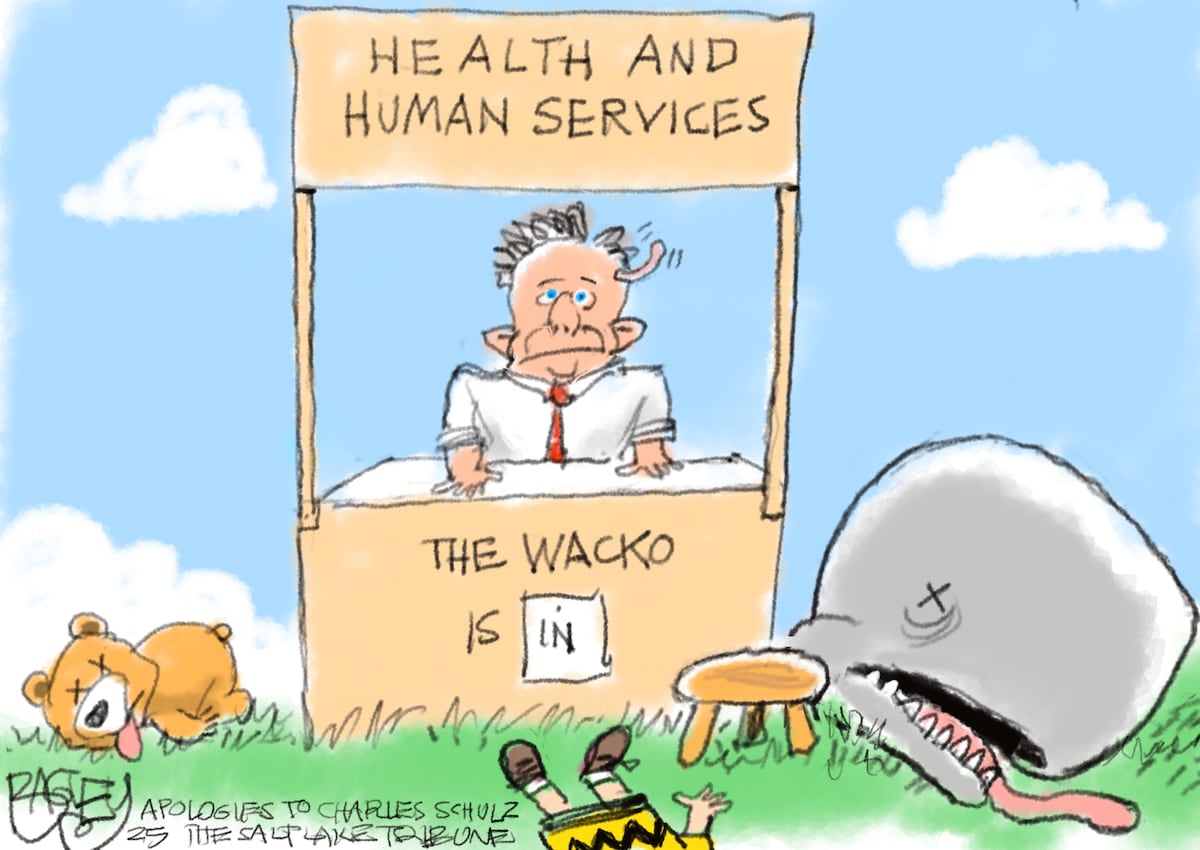 Check out Pat Bagley's latest cartoon: Playing Doctor