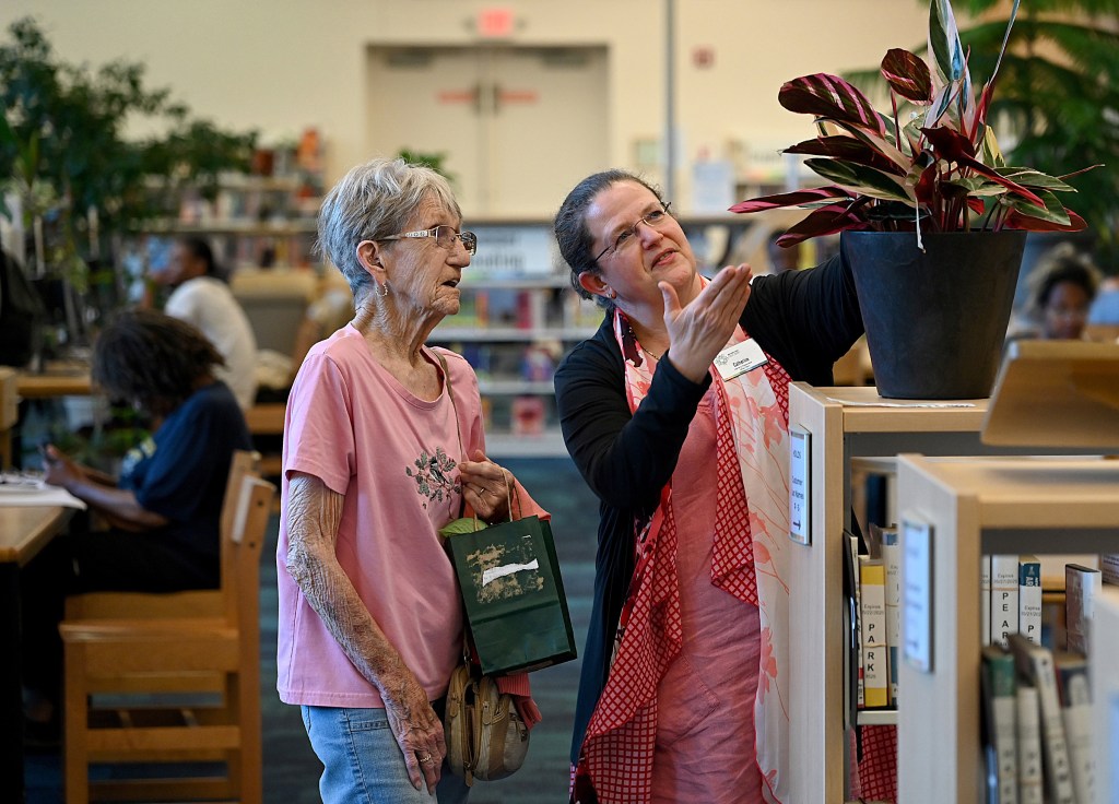 Come to Crofton Library for the books, stay for the plants