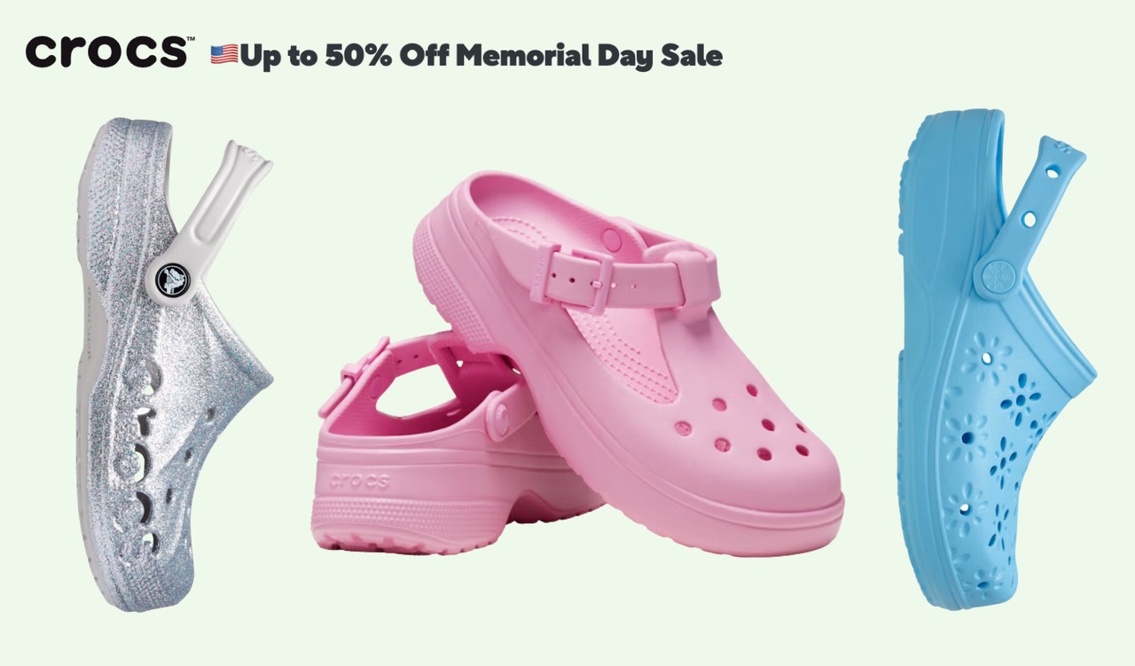 Crocs Memorial Day Sale: Comfy favorites starting at $24.99