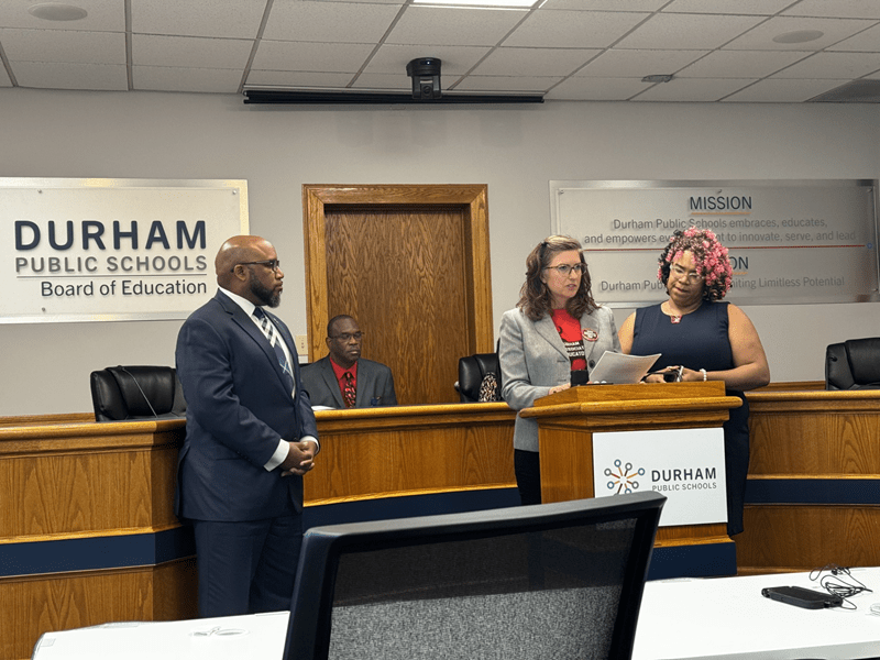 Durham Public Schools, Durham Association of Educators celebrate 'historic' meet and confer policy