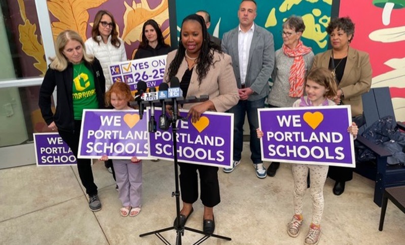 Early results: Voters favoring PPS $1.8B bond