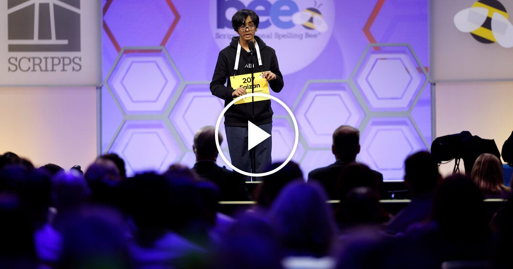 Faizan Zaki Wins Spelling Bee
