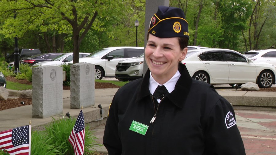 First female commander to lead Kent County honor guard
