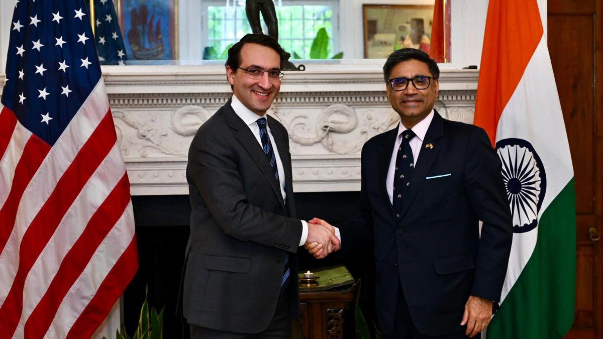 Foreign Secretary Vikram Misri meets U.S. Under Secretary Jeffrey Kessler in Washington