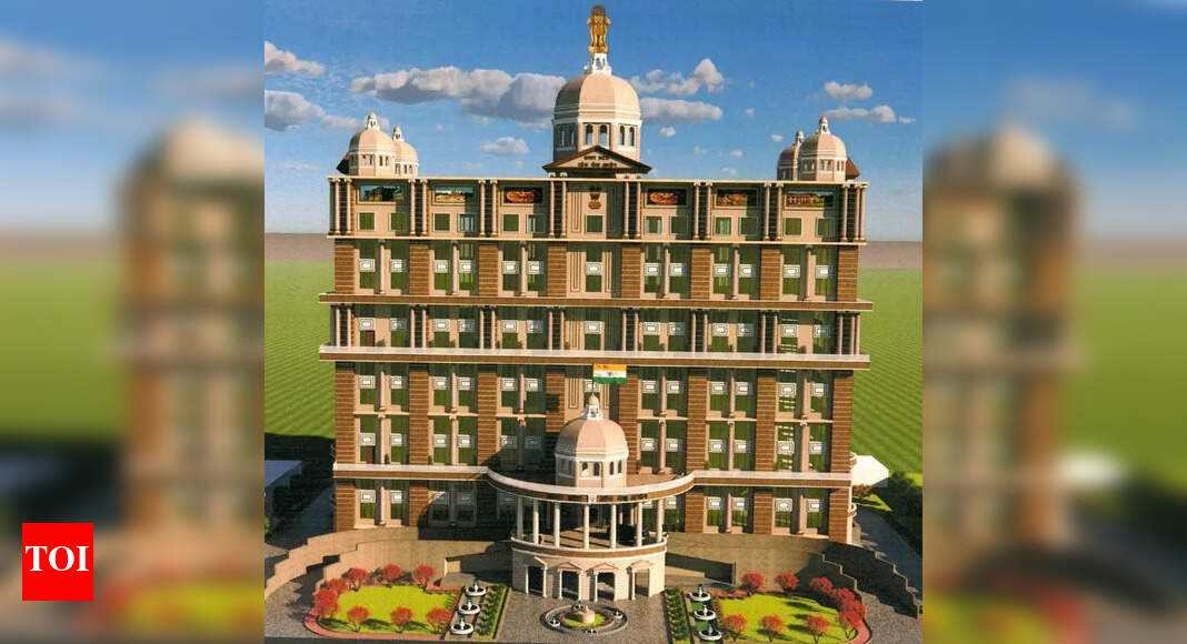 Foundation laid for UPPSC’s hi-tech 11-storey building ‘Akash Ganga’ | Prayagraj News