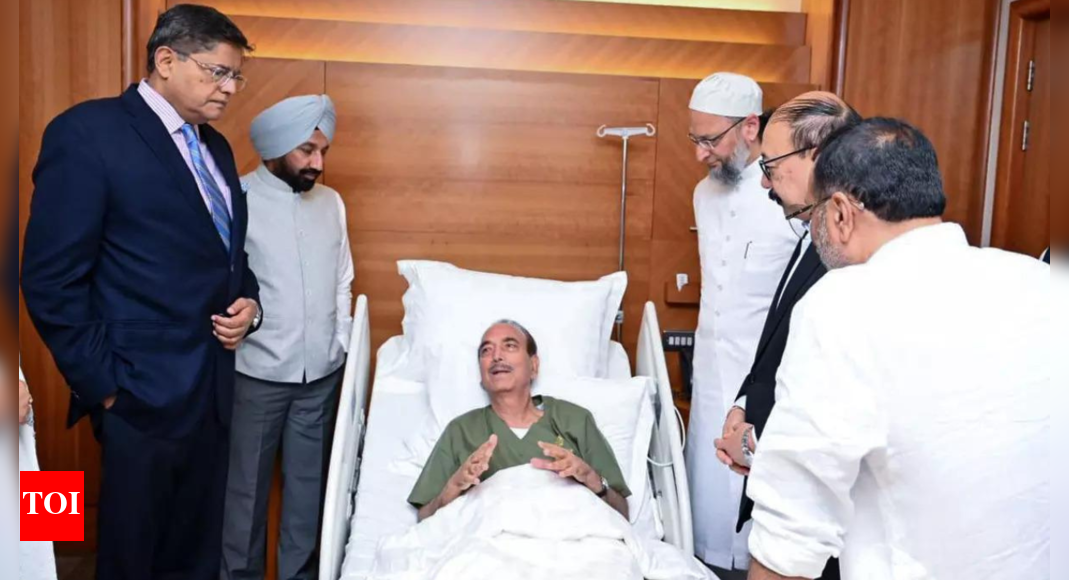 Ghulam Nabi Azad, in Saudi for all-party MPs tour, hospitalised in Riyadh | India News
