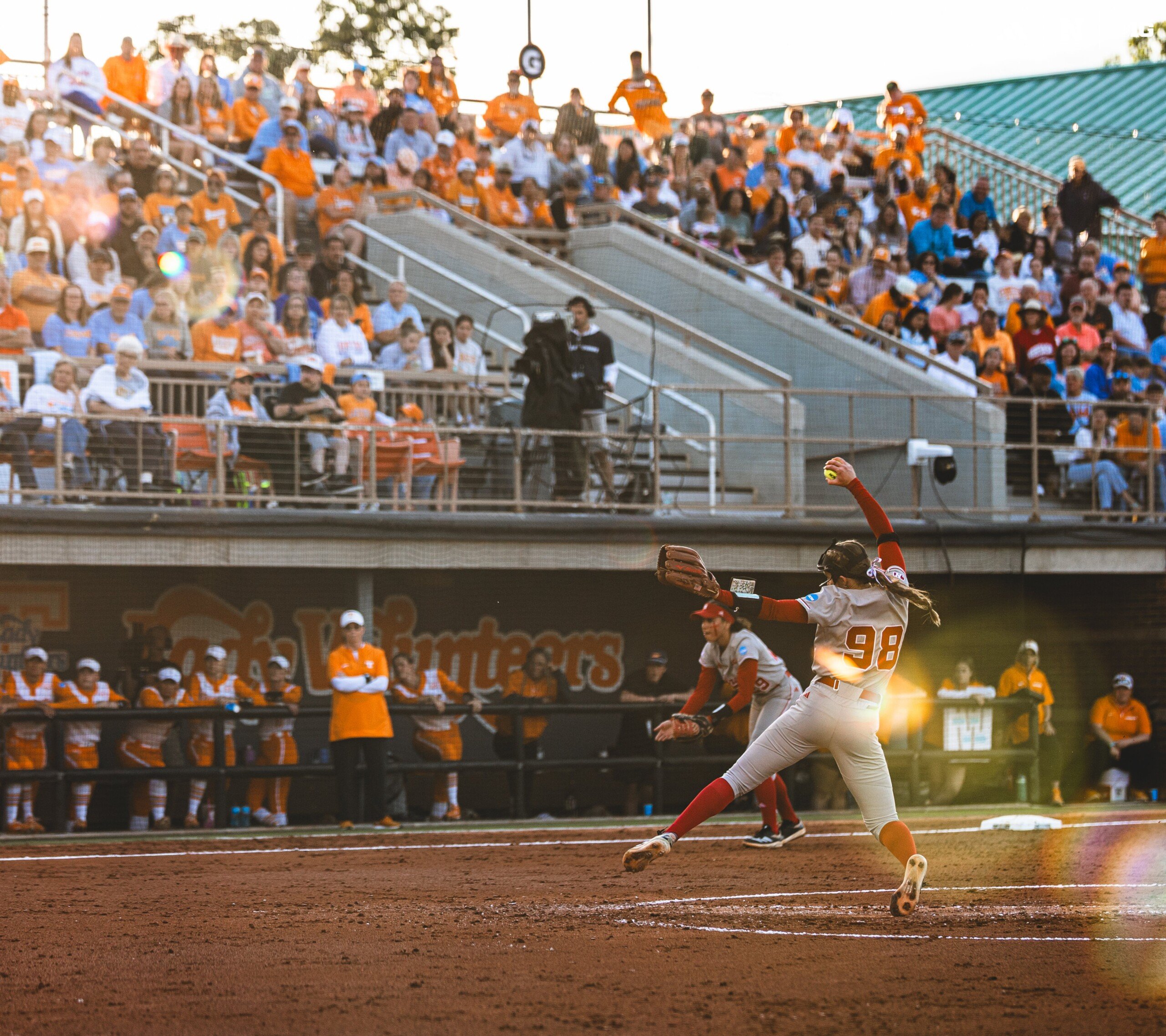 Husker softball downs No. 7 Tennessee in game one of super regional
