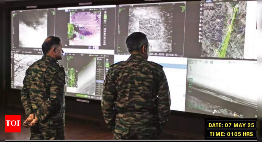 Inside Operation Sindoor war room: Army releases first-ever photos of Tri-services chiefs monitoring precision strikes | India News