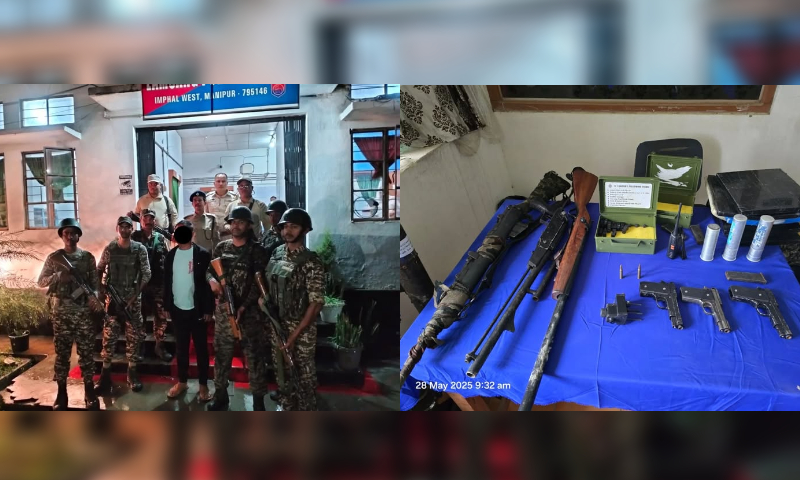 KCP-PWG cadre arrested, cache of weapons recovered