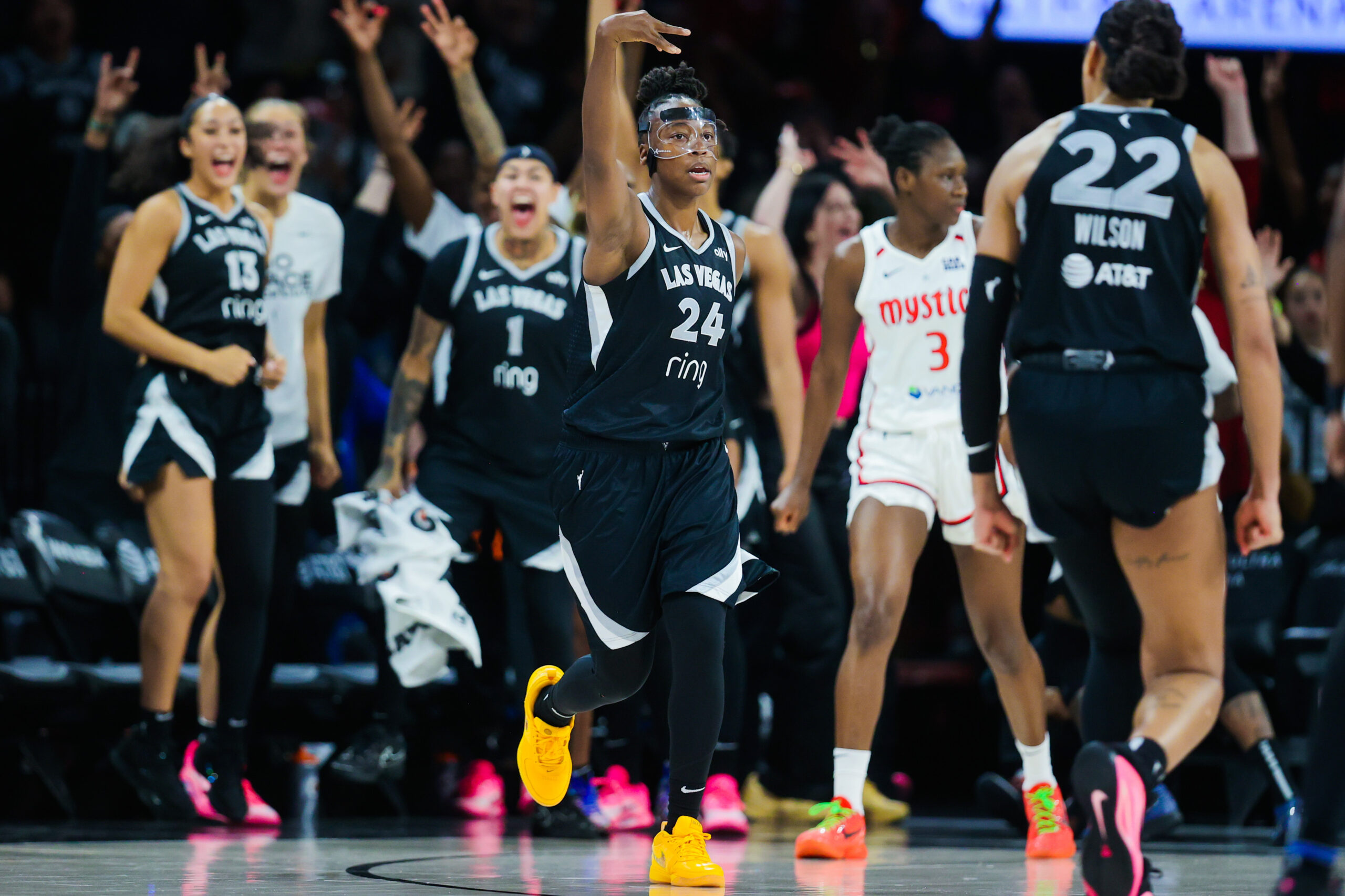 Las Vegas Aces beat Washington Mystics on Jewell Loyd 3-pointer | Aces