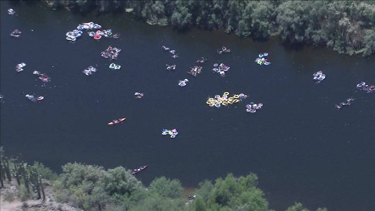 Man dies after falling off tube at Salt River