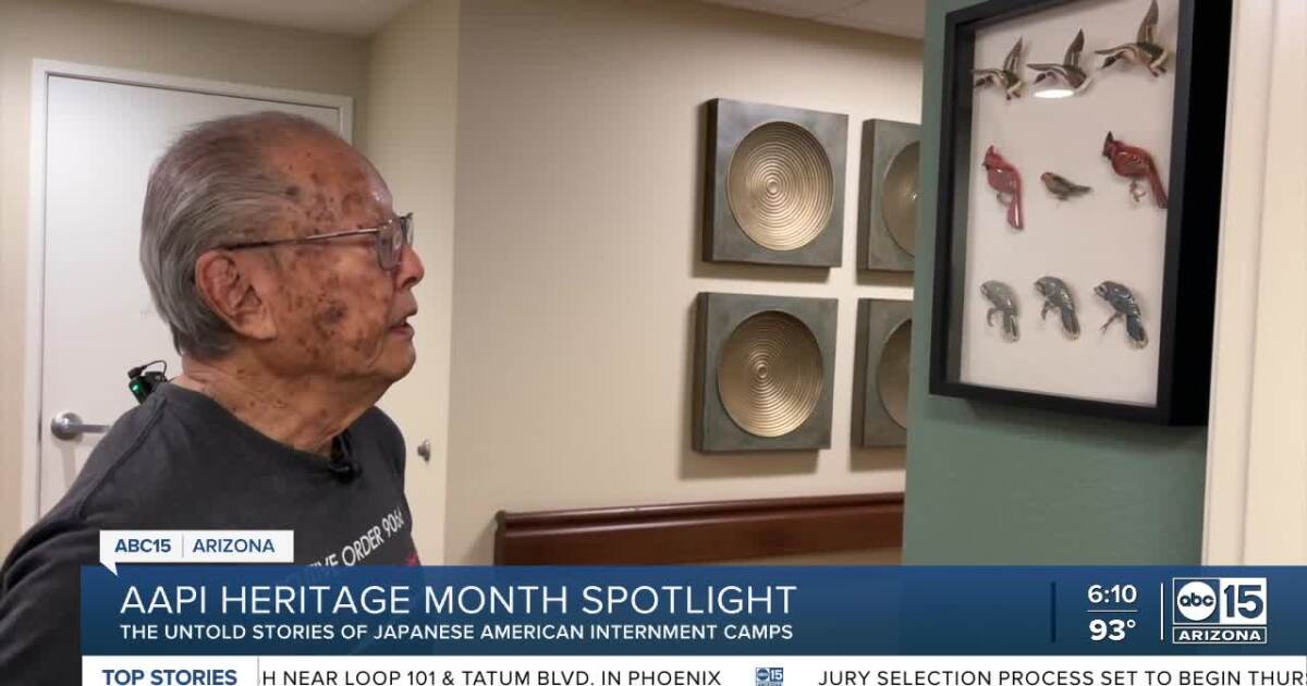 Man recalls early years in Poston War Relocation Center near Parker, AZ