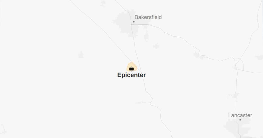 Maps: 3.8-Magnitude Earthquake Strikes Southern California
