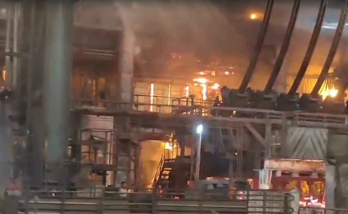 Massive Fire At Visakhapatnam Steel Plant, Fire Engines Rushed