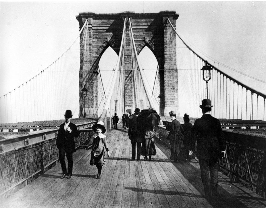 May 24, Brooklyn Bridge opens to traffic