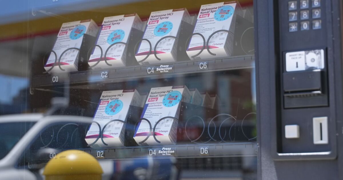 Nashville's free naloxone vending machine dispenses 2,200+ doses in five weeks
