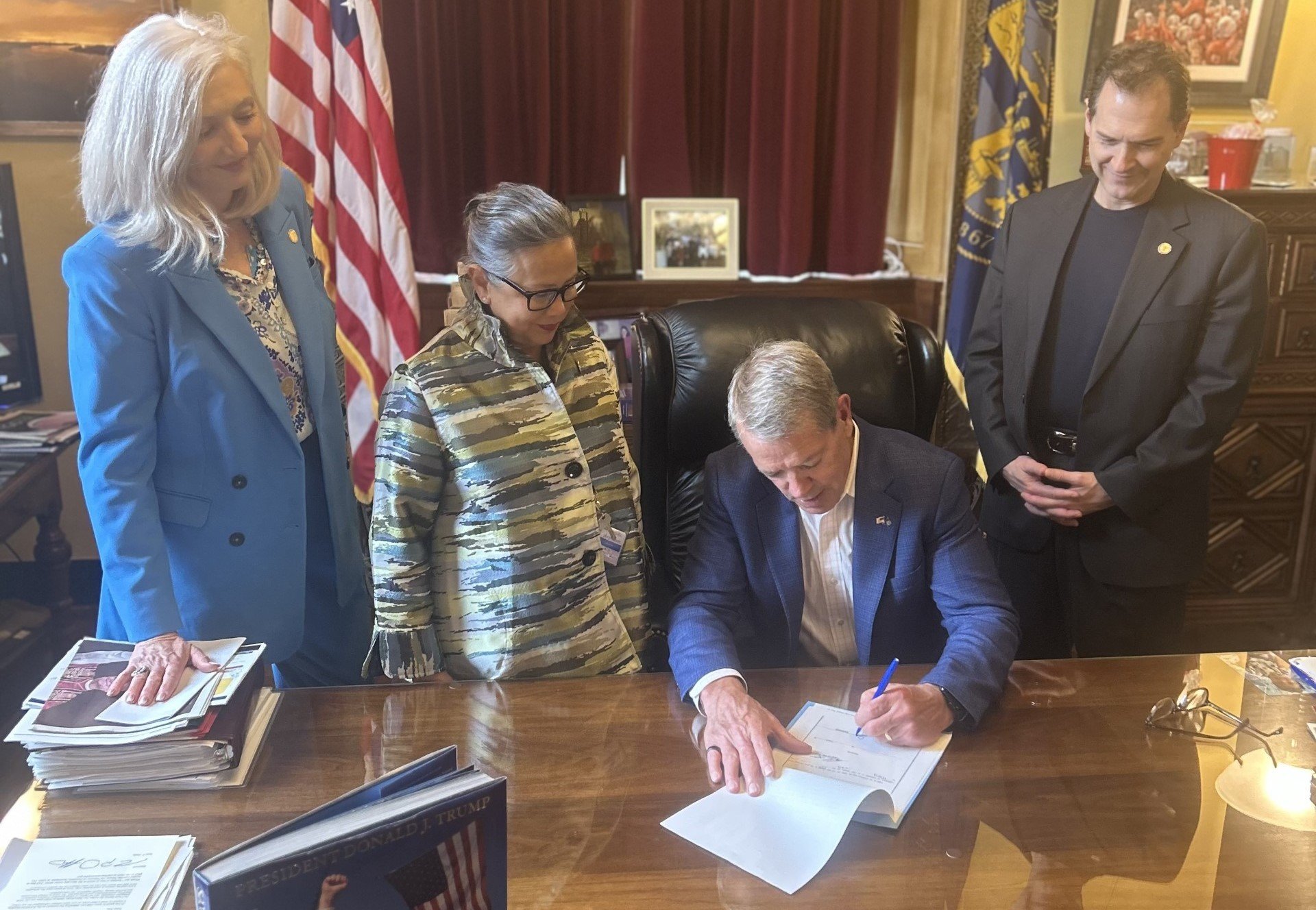 Nebraska Gov. Jim Pillen signs school cellphone ban, social media age limit into law