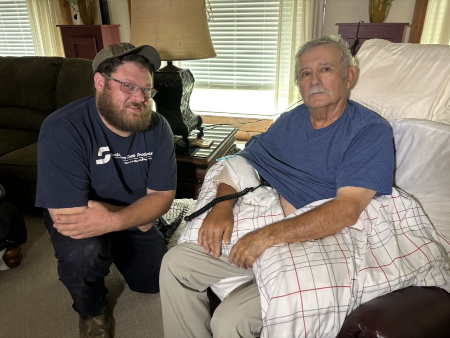 Neighbor saves Mississippi man's life after tree pins him on tractor