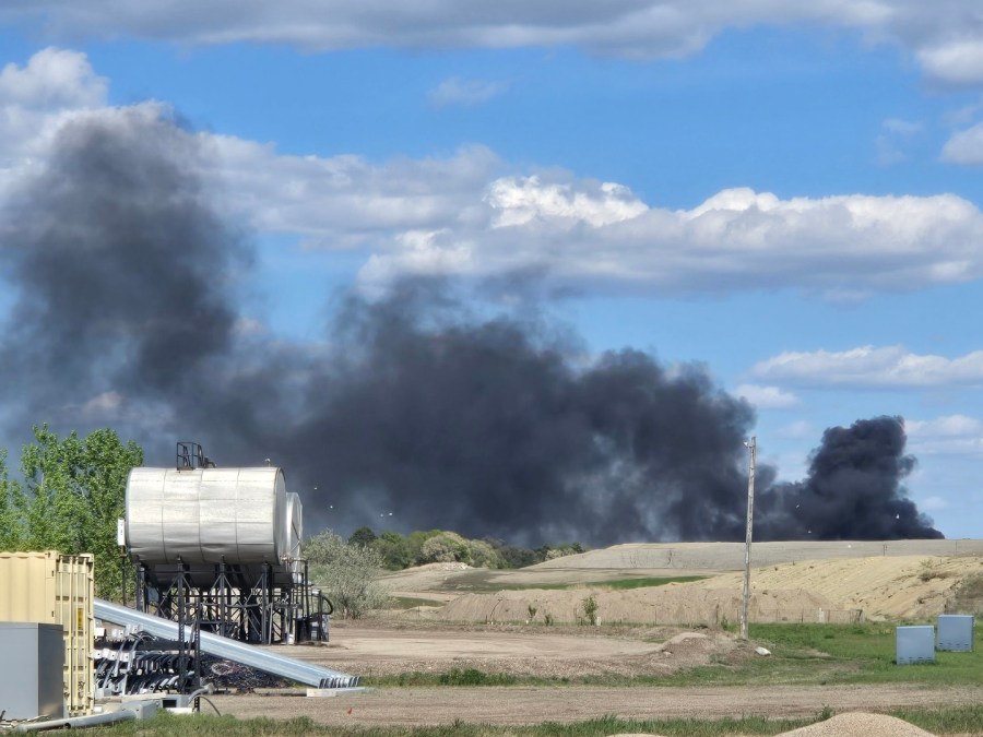 Neighbors call in thick black smoke after burn on Saturday