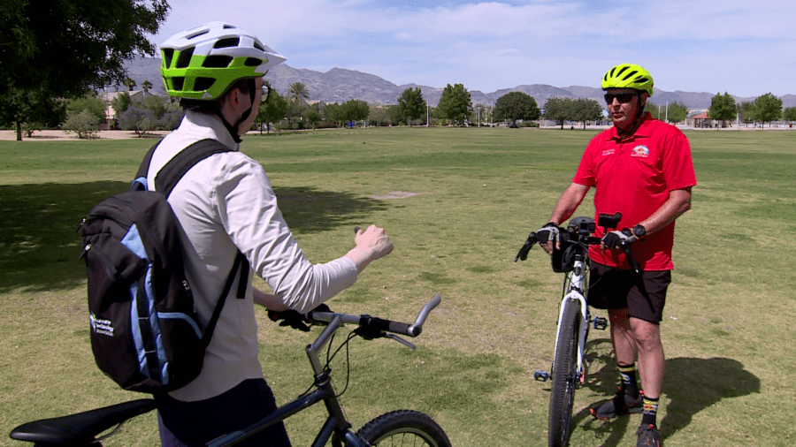 North Las Vegas councilman patrols city progress by bike