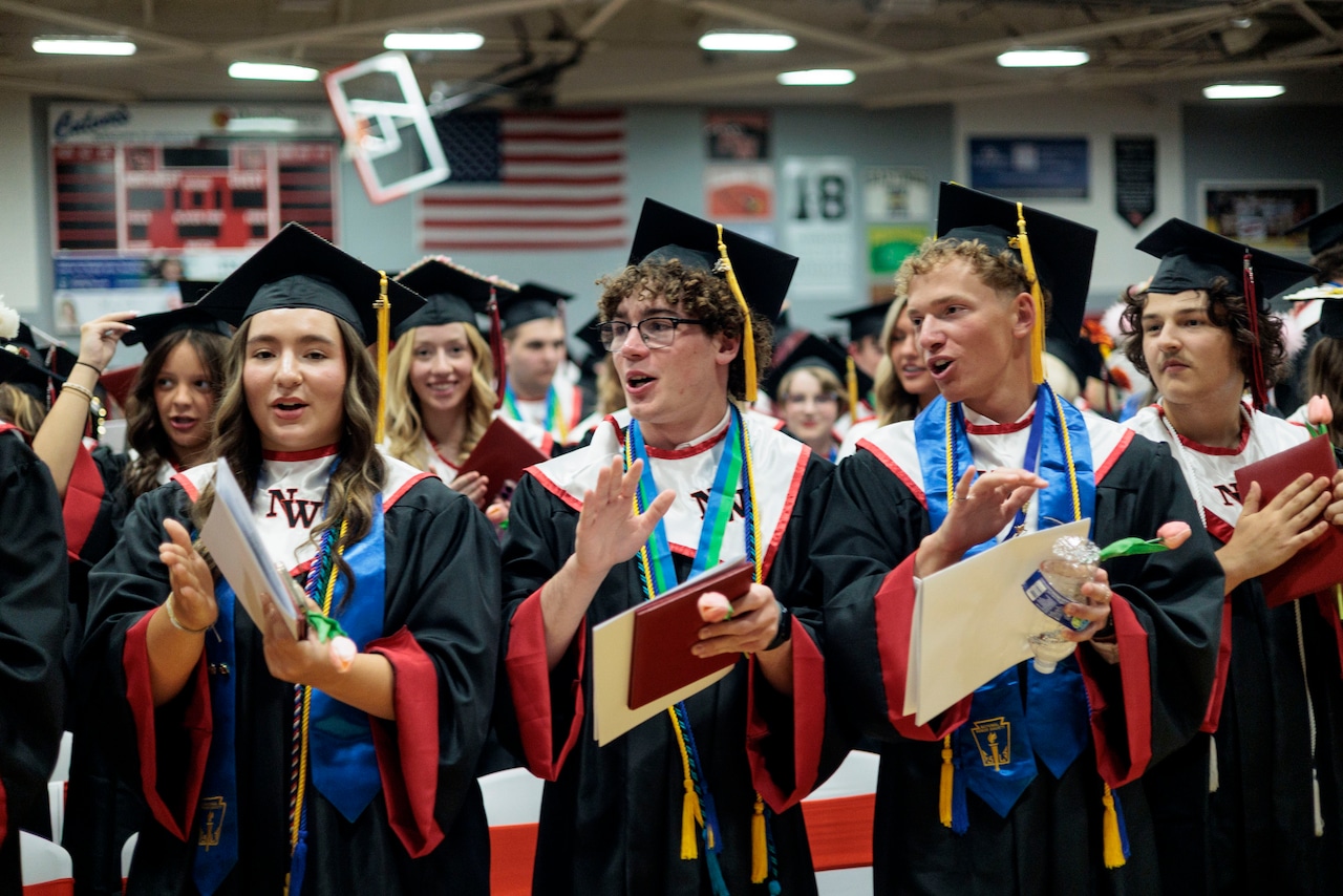 Northwest High celebrates 211 graduating seniors at packed ceremony