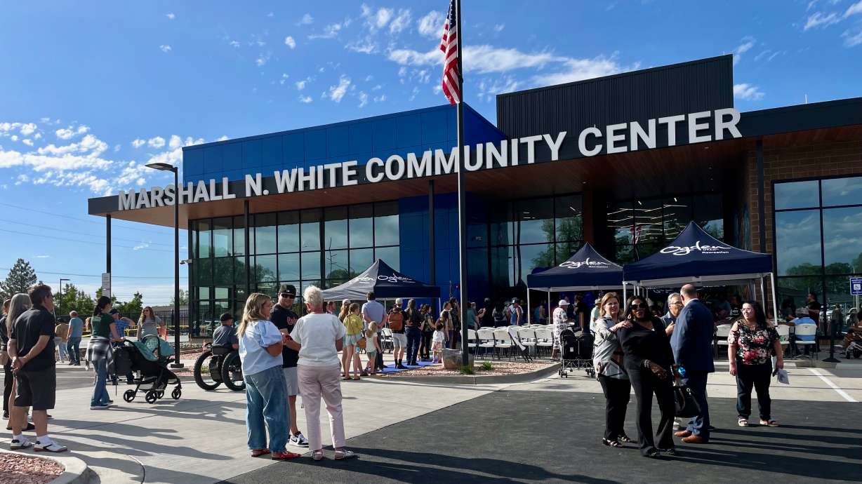 Ogden leaders unveil new Marshall White Center in the city's older, more diverse core
