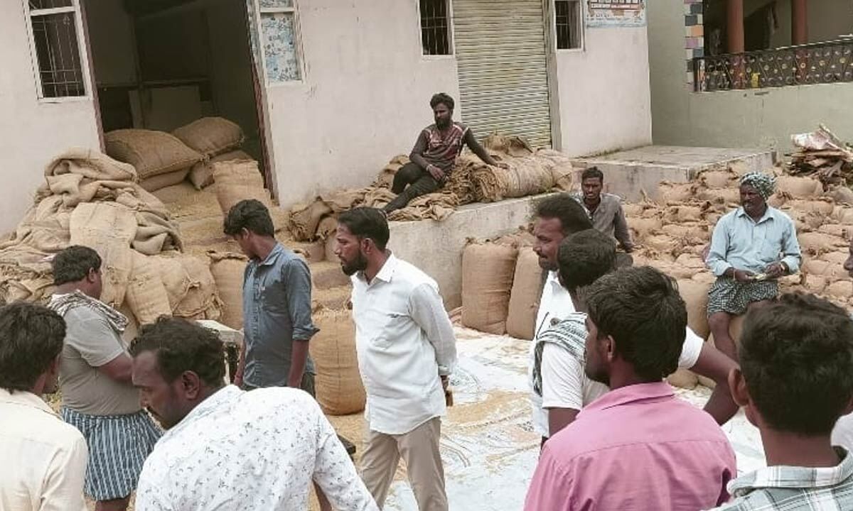 Paddy from Andhra Pradesh Sold Illegally, Farmers Cry Foul