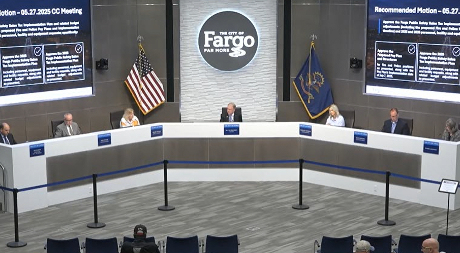 Public safety sales tax spending plan approved 4-1 by Fargo City Commissioners