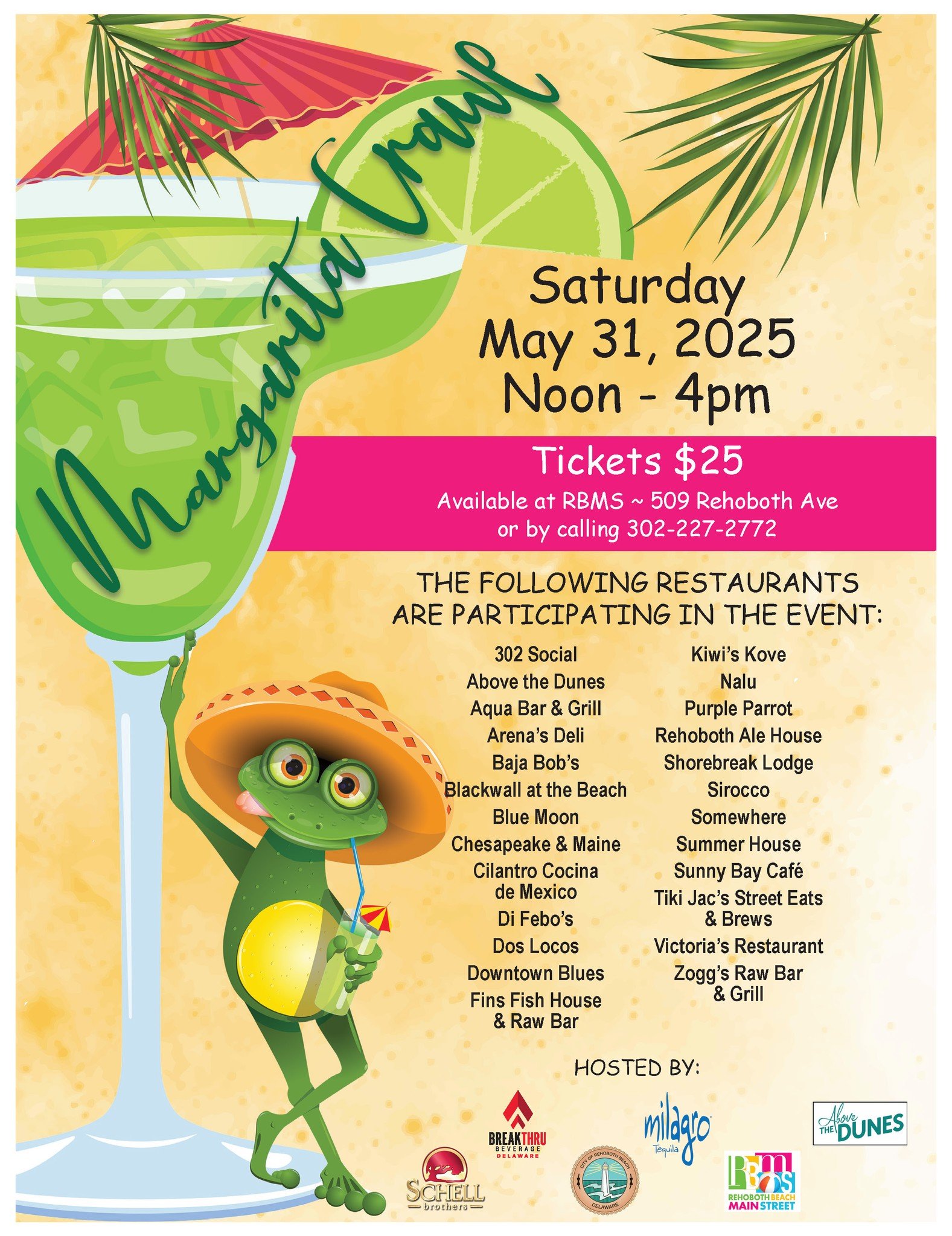 Rehoboth Beach Main Street organizes margarita crawl for local community residents