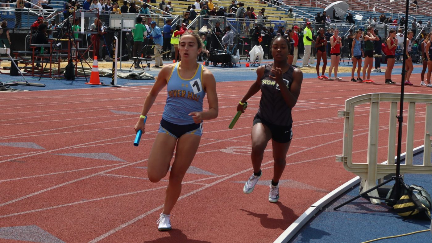 River Hill girls track and field breaks own state championship record