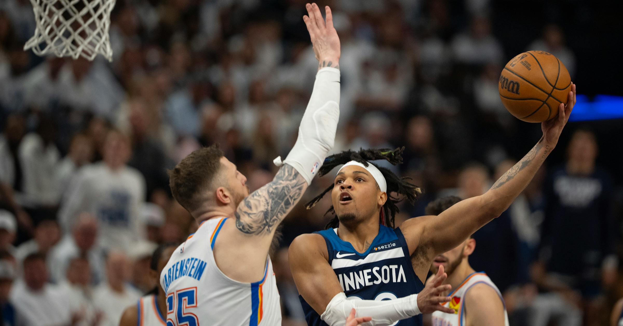 Rookie Terrence Shannon Jr. outscores MVP Shai Gilgeous-Alexander in Timberwolves blowout Game 3 win