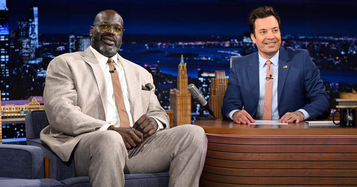 Shaquille O'Neal drops a bomb on Jimmy Fallon: It was No. 2