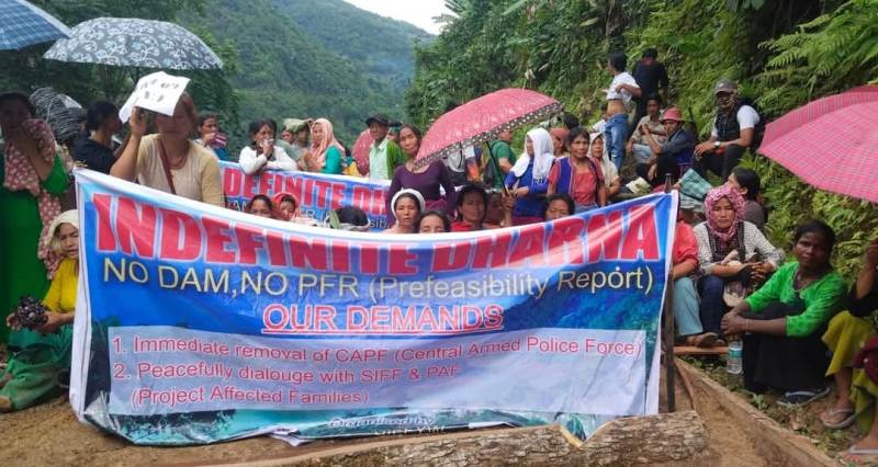 Siang Upper dam project faces protests, villagers clash with security forces