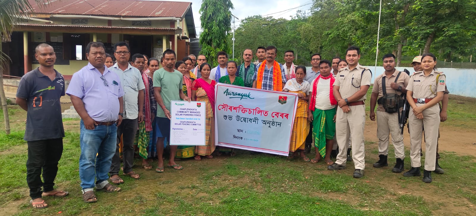 Solar fences bring hope to Assam village suffering elephant conflict