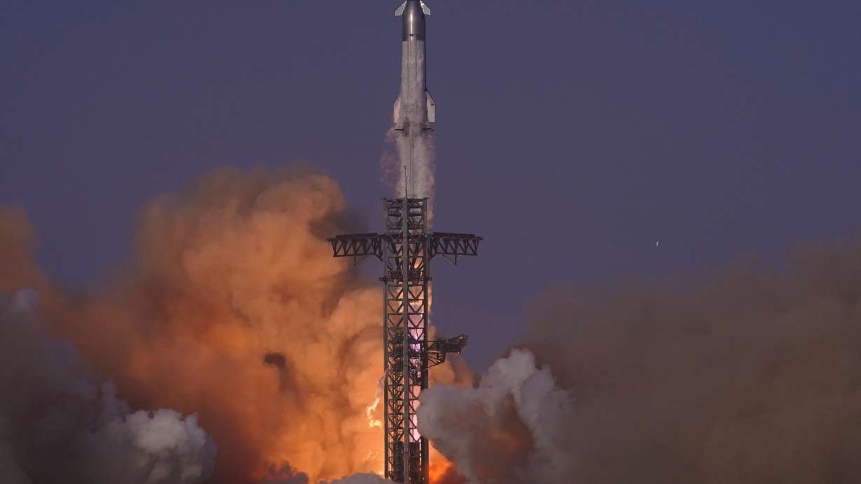SpaceX Starship rocket launches after back-to-back explosions, but tumbles out of control
