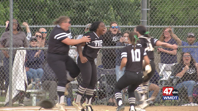 Sussex Tech softball downs Delmar, advances to quarterfinals