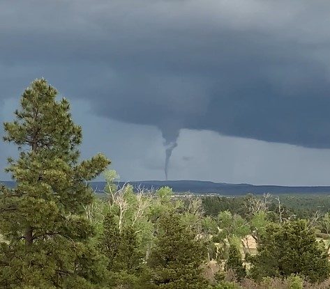 VIDEO: Tornado reported near Las Vegas, New Mexico