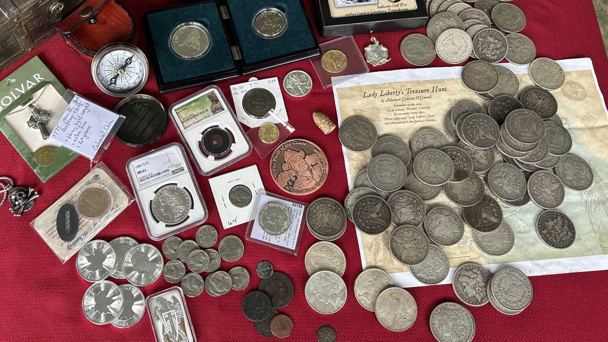 Vermont gardener digs up rare silver, gold coins in treasure hunt