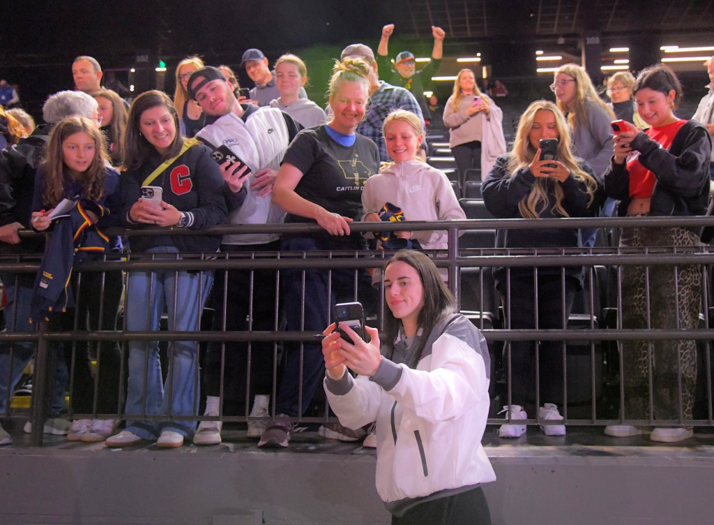 WNBA star Caitlin Clark is a showstopper in Baltimore