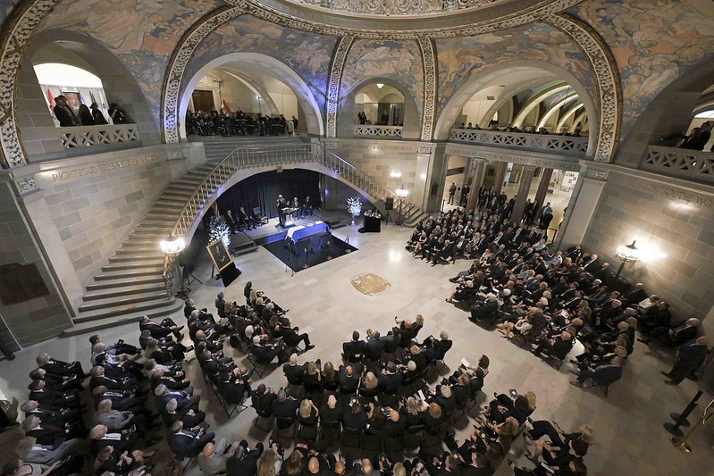 Memorial service for Kit Bond (Photo by Tim Bommel, House Communications)