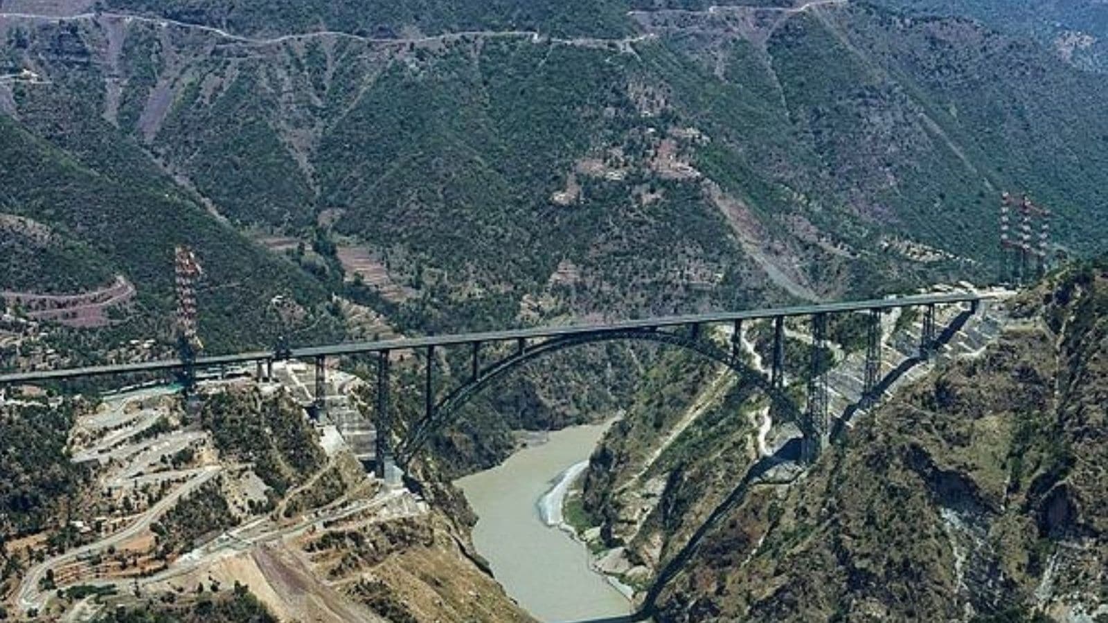 chenab railway bridge