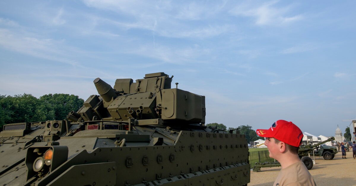 Army’s 250th turns into DC spectacle