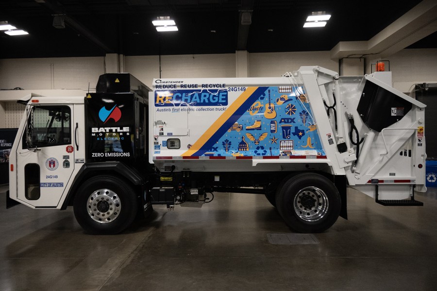 Austin debuts first electric waste collection vehicle