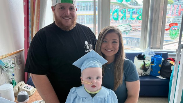 Baby saved by gene-editing therapy 'graduates' from hospital, goes home