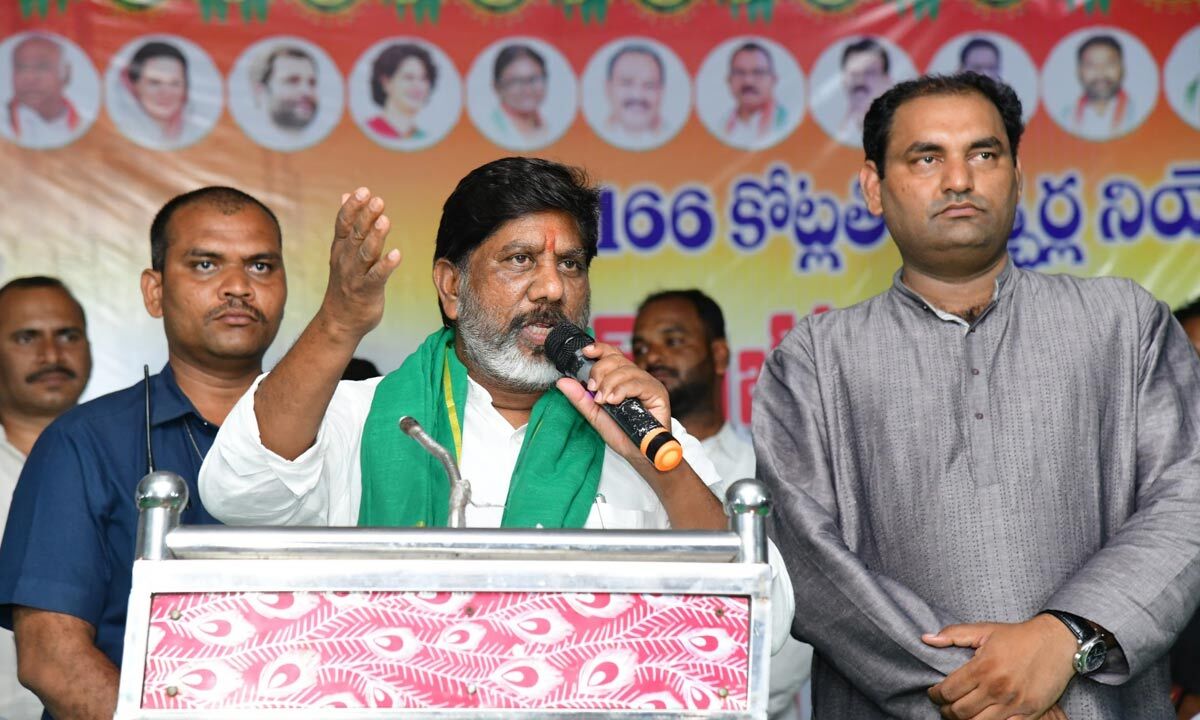 Bhatti Vikramarka Vows to Turn Palamuru’s Drylands Green with Timely Completion of Lift Irrigation Project